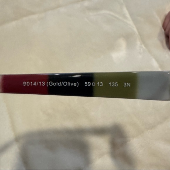 Coach Dark Lenses with Gold Frame Sunglasses - Picture 7 of 10